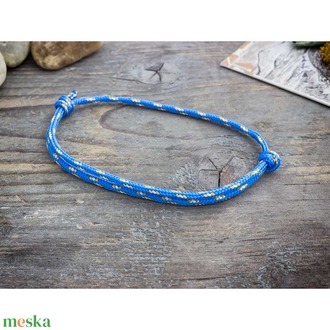 Derűlátás kék paracord karkötő - ékszer - karkötő - fonott karkötő - Meska.hu Derűlátás kék paracord karkötő - ékszer - karkötő - fonott karkötő - Meska.hu
