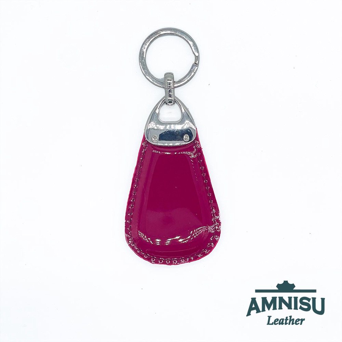 Sötét magenta lakk csepp alakú swarovski köves kulcstartó H4003 - táska & tok - kulcstartó & táskadísz - kulcstartó - Meska.hu