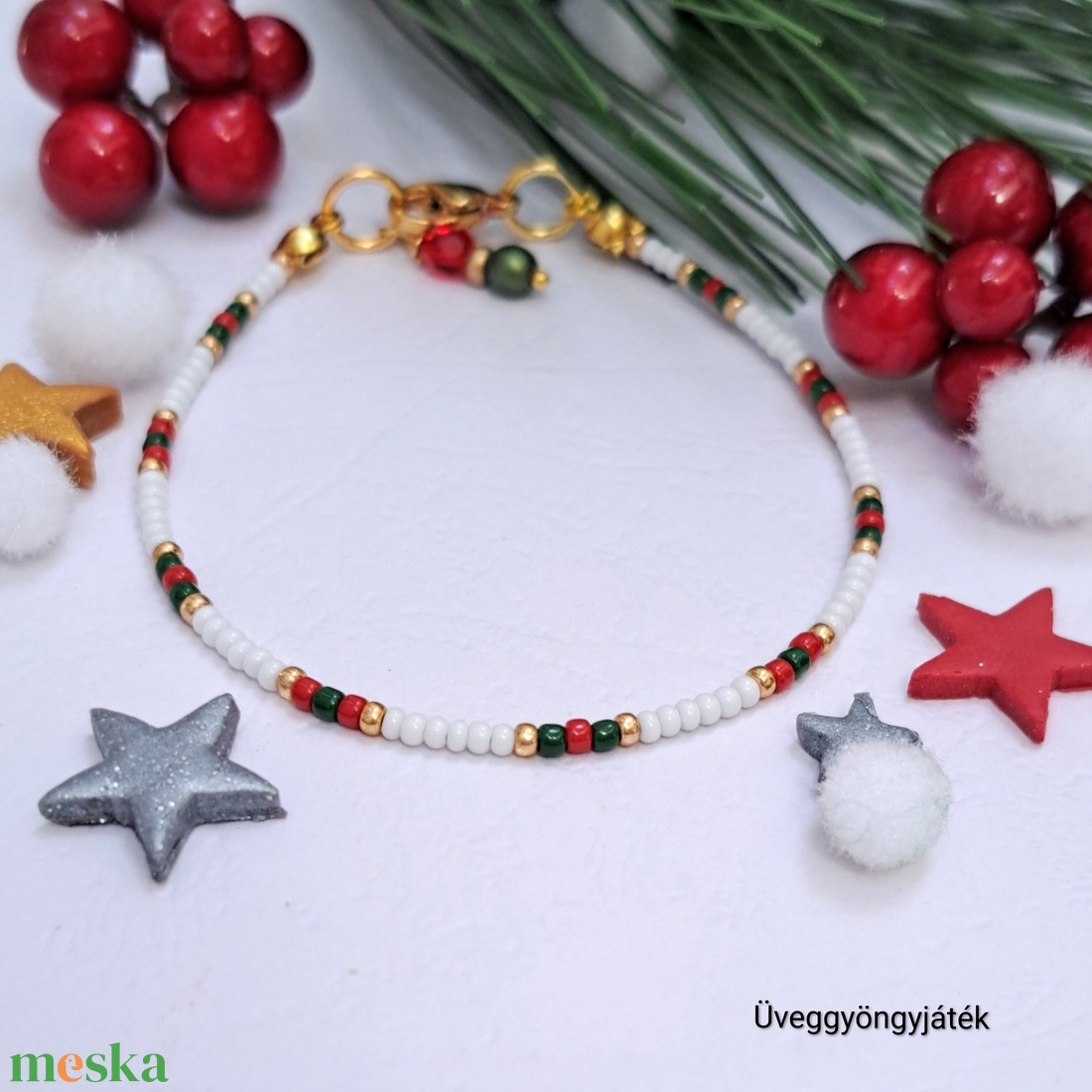 Vékony karkötő - ékszer - karkötő - gyöngyös karkötő - Meska.hu