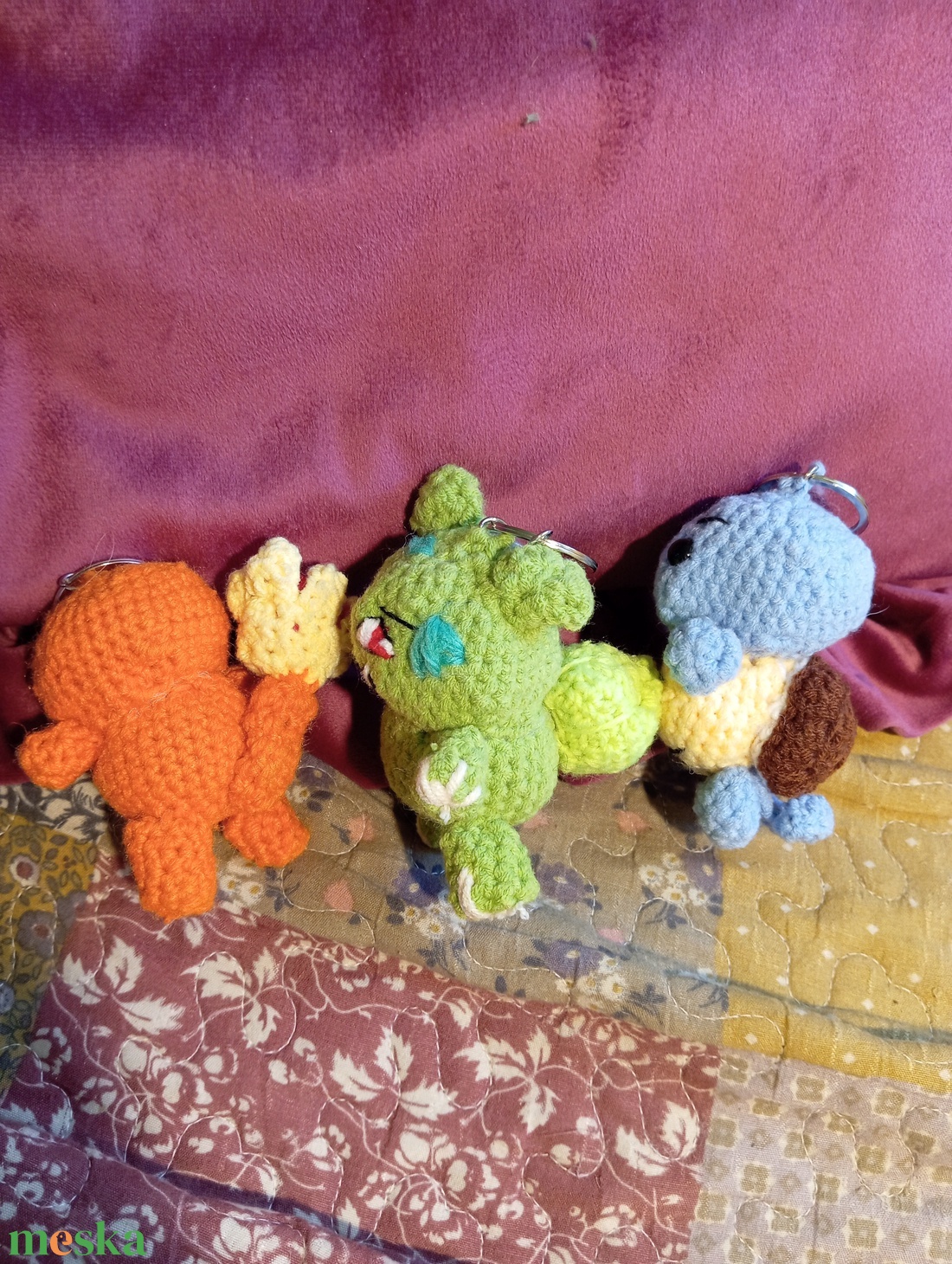 3db Pokémon kulcstartó - játék & sport - plüssállat & játékfigura - szörnyike - Meska.hu