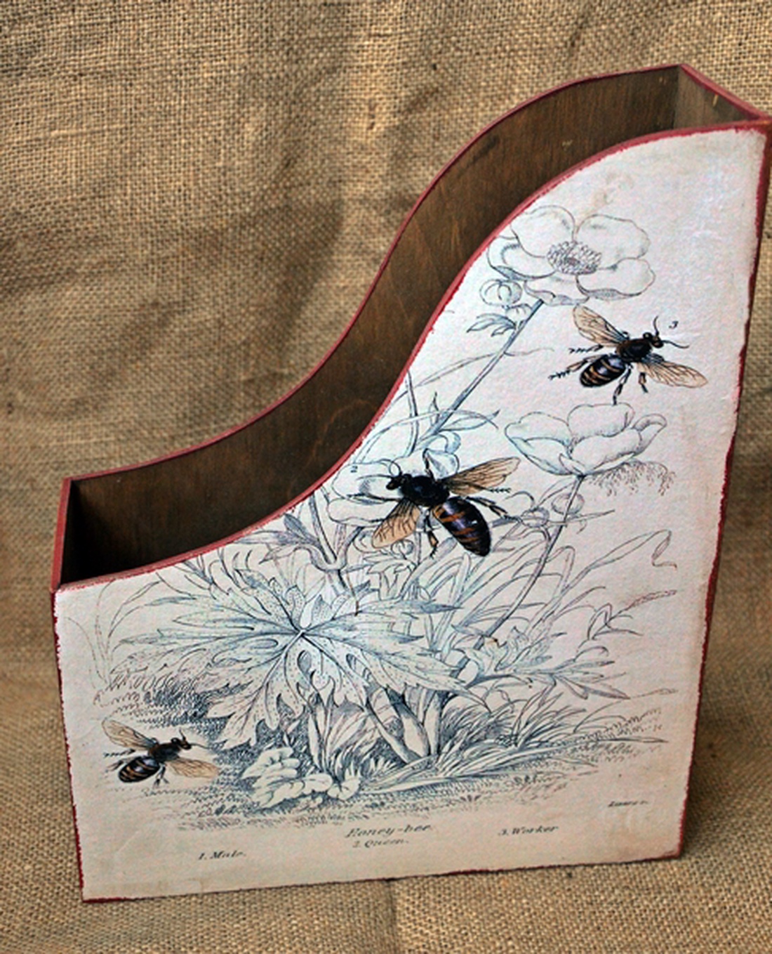 Fa irattartó papucs -  - Meska.hu