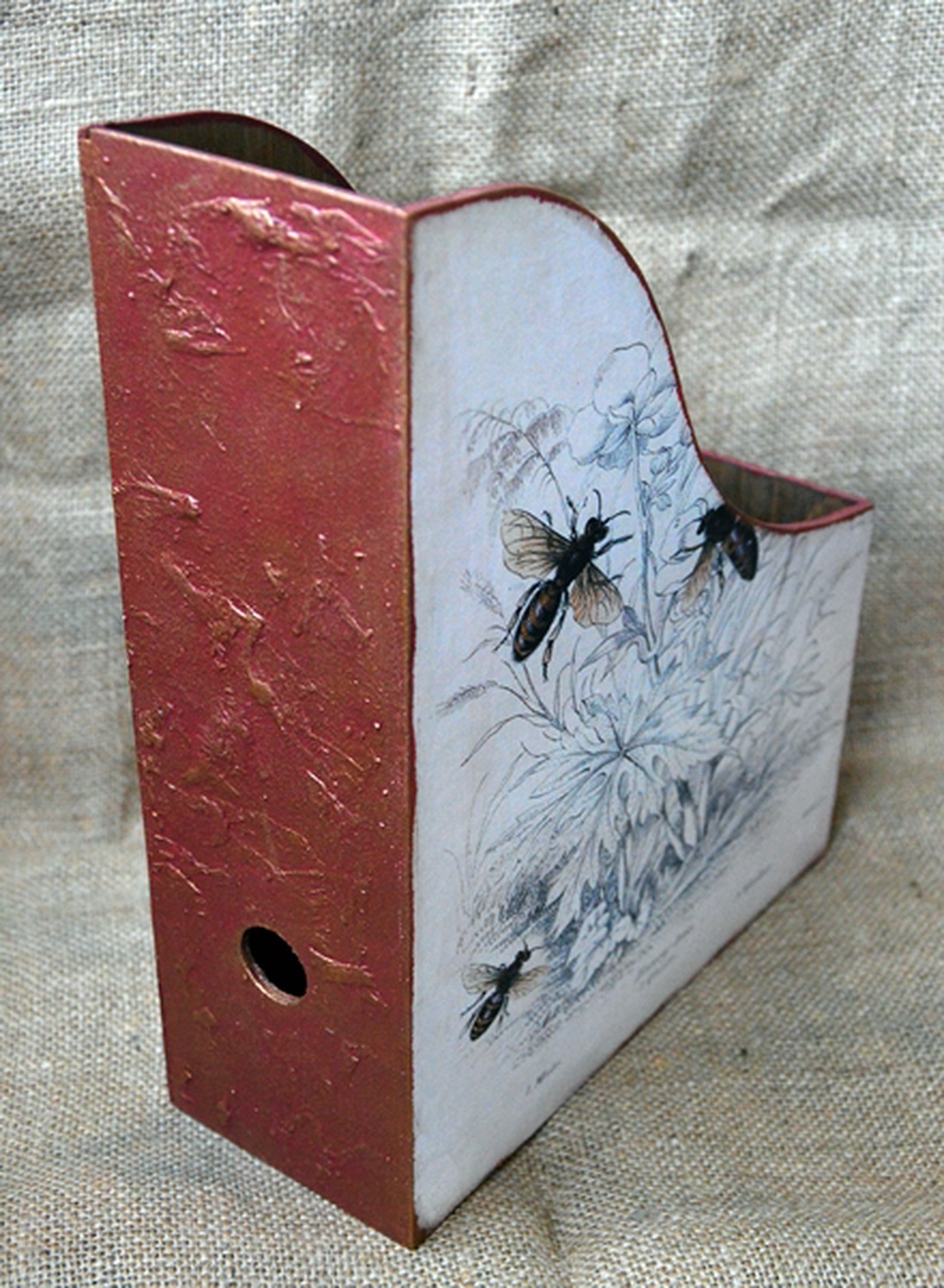 Fa irattartó papucs -  - Meska.hu