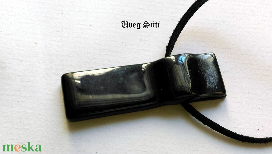 Unisex ezüstös metál síp üvegékszer medál - - Meska.hu Unisex ezüstös metál síp üvegékszer medál - - Meska.hu