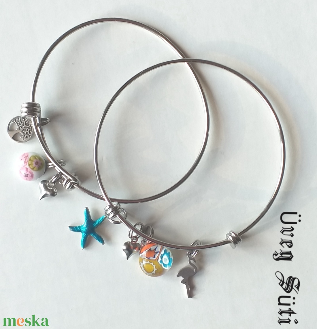 NEMESACÉL nyár kék narancs citrom virágos karkötő szvecske csillag medálokkal üvegékszer ajándékba, personalised, - ékszer - karkötő - charm karkötő - Meska.hu NEMESACÉL nyár kék narancs citrom virágos karkötő szvecske csillag medálokkal üvegékszer ajándékba, personalised, - ékszer - karkötő - charm karkötő - Meska.hu