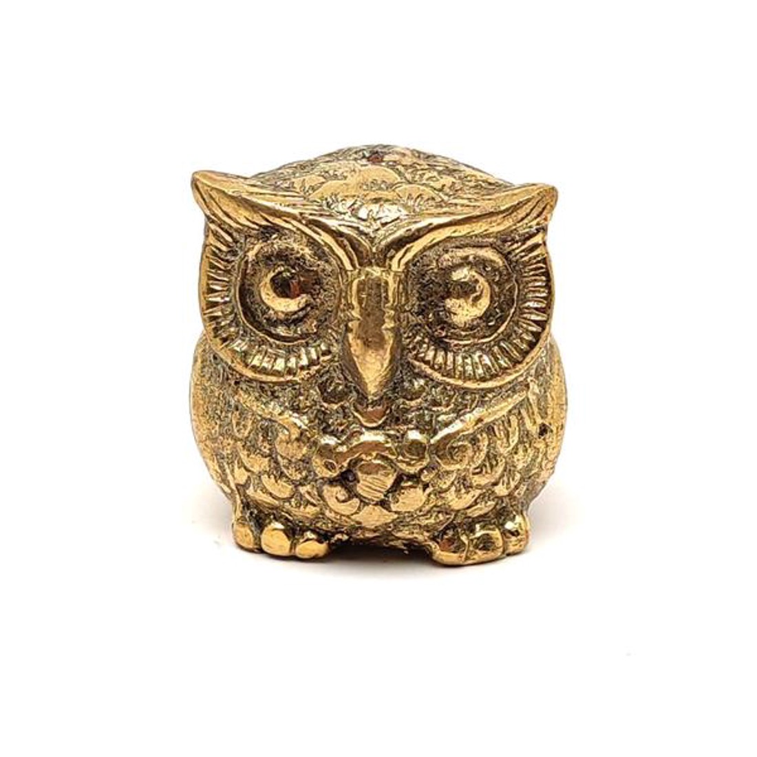 Réz figura bagoly arany 4cm - otthon & életmód - dekoráció - spiritualitás - Meska.hu