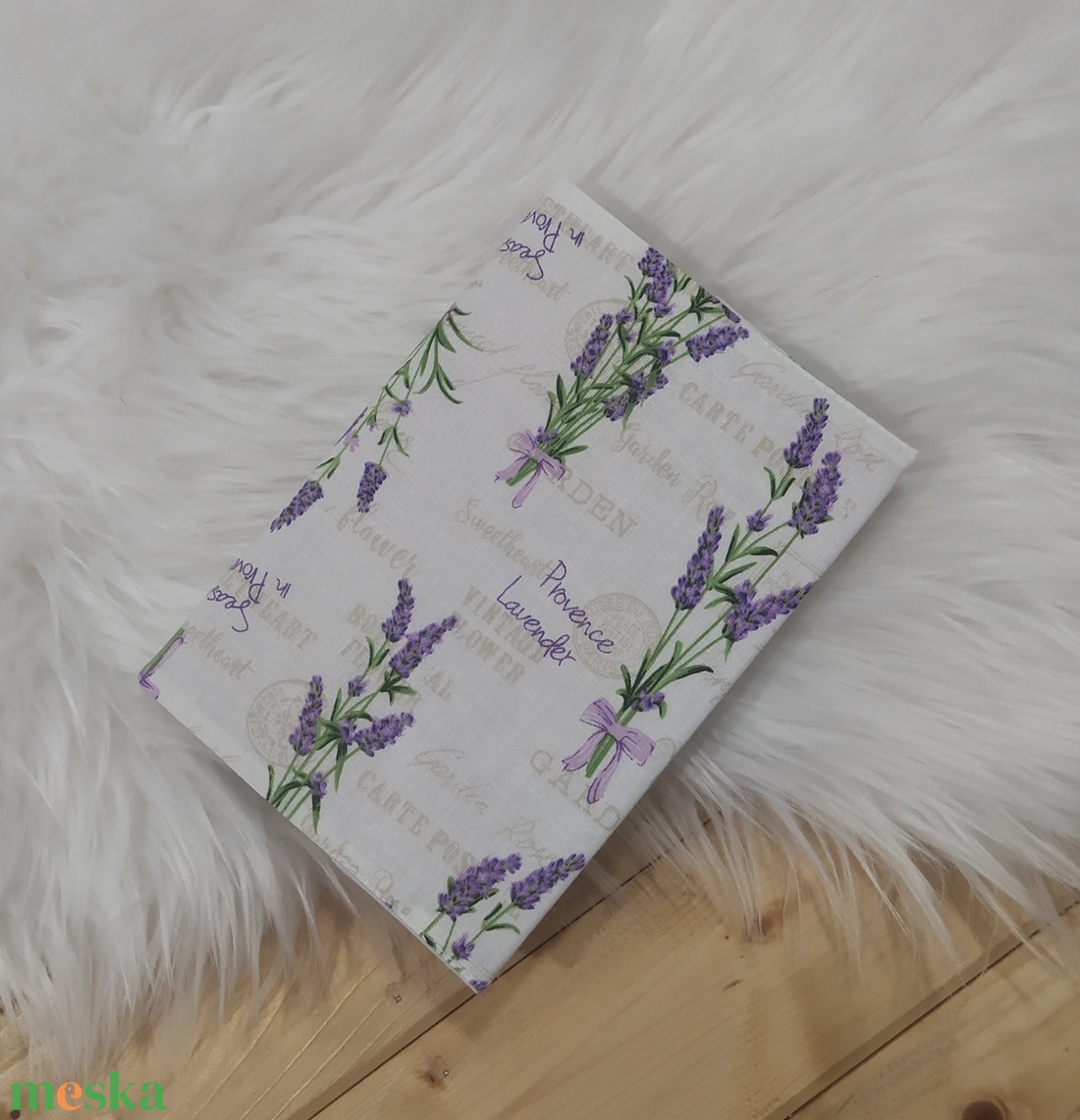 Textil könyvborító - otthon & életmód - papír, írószer - könyv- és füzetborító - Meska.hu