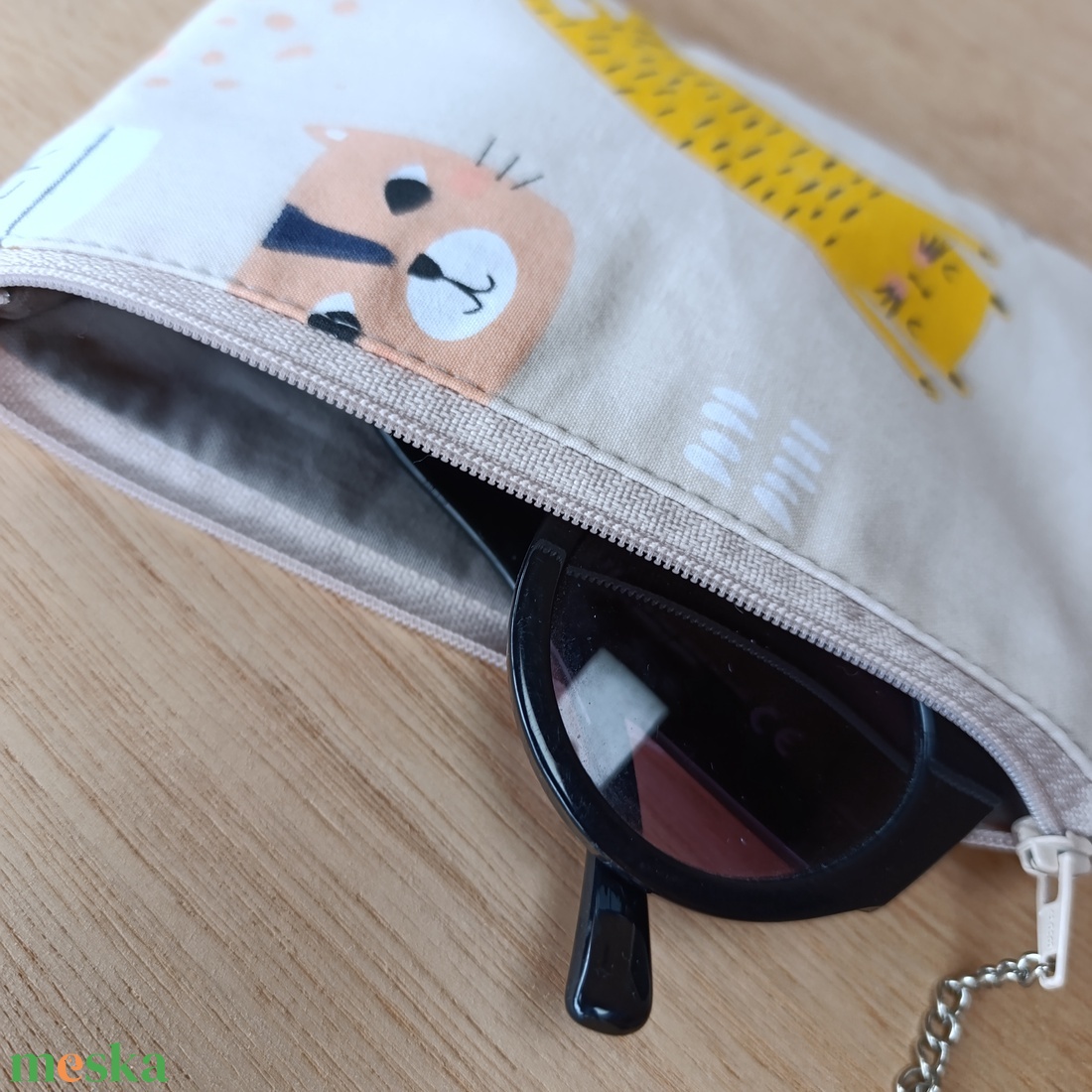 Kézzel készült pamut neszesszer � sokoldalú tolltartó, szemüvegtok vagy pénztárca - táska & tok - pénztárca & más tok - zsebkendőtartó tok - Meska.hu