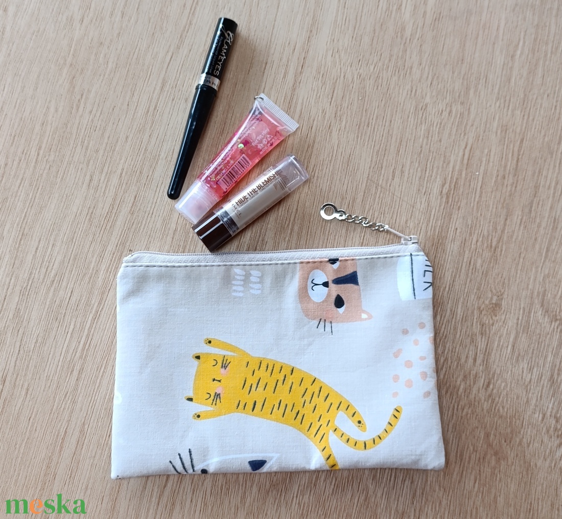 Kézzel készült pamut neszesszer � sokoldalú tolltartó, szemüvegtok vagy pénztárca - táska & tok - pénztárca & más tok - zsebkendőtartó tok - Meska.hu