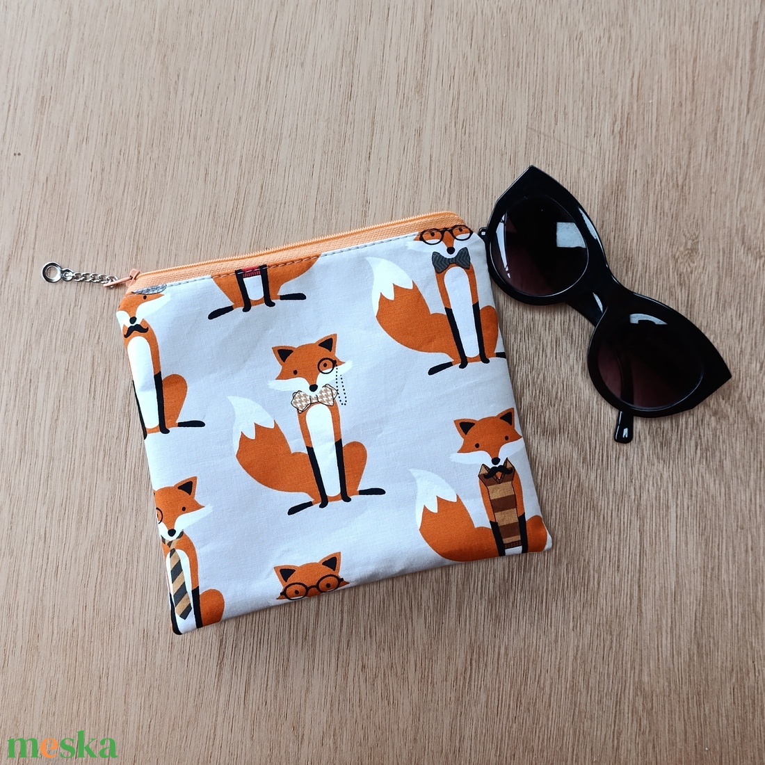 Kézzel készült pamut neszesszer � sokoldalú tolltartó, szemüvegtok vagy mobiltok - táska & tok - pénztárca & más tok - zsebkendőtartó tok - Meska.hu