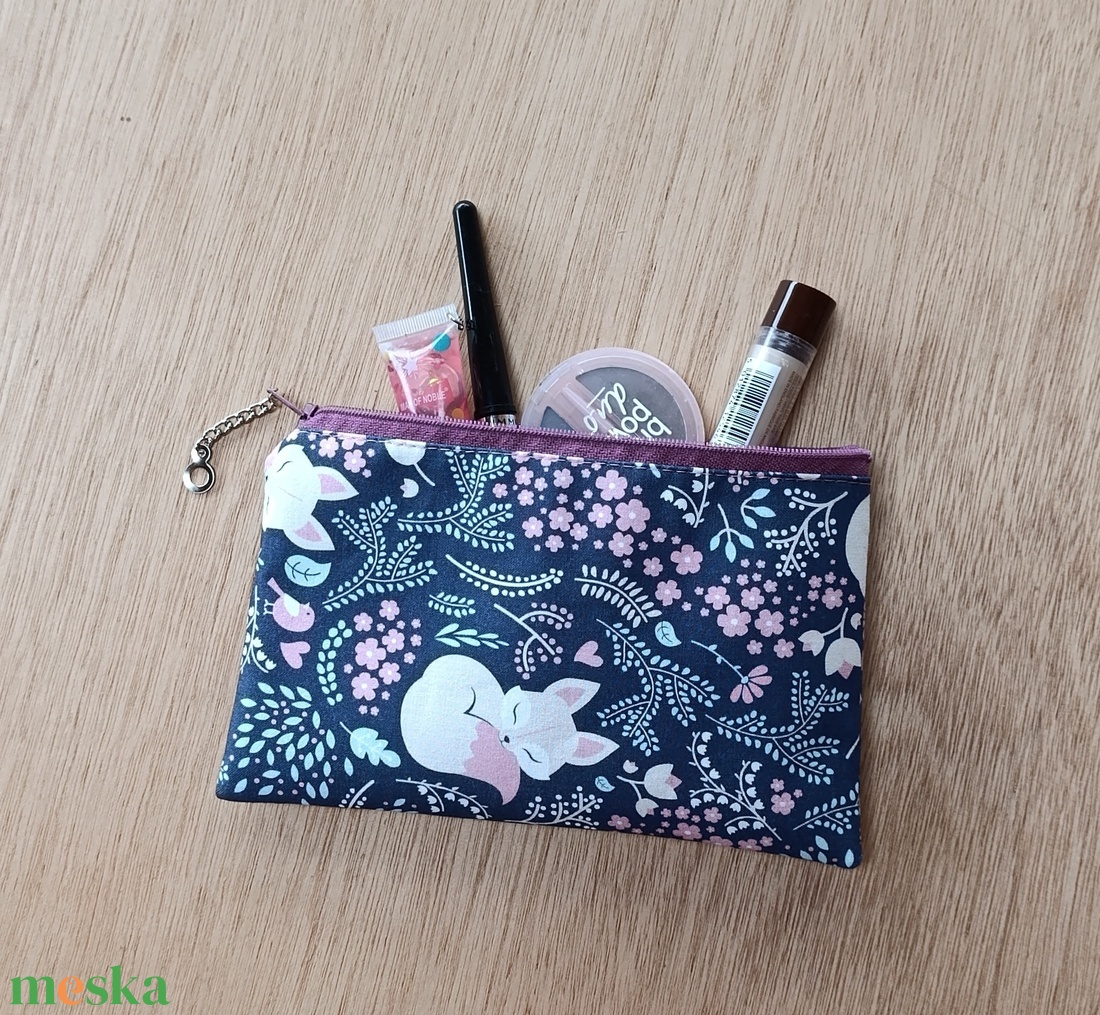 Kézzel készült pamut neszesszer � sokoldalú tolltartó, szemüvegtok vagy zsepkendő tartó - táska & tok - pénztárca & más tok - pénztárca - női pénztárca - Meska.hu