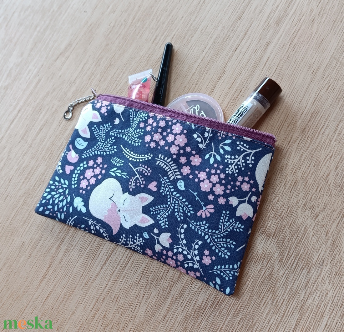 Kézzel készült pamut neszesszer � sokoldalú tolltartó, szemüvegtok vagy zsepkendő tartó - táska & tok - pénztárca & más tok - pénztárca - női pénztárca - Meska.hu