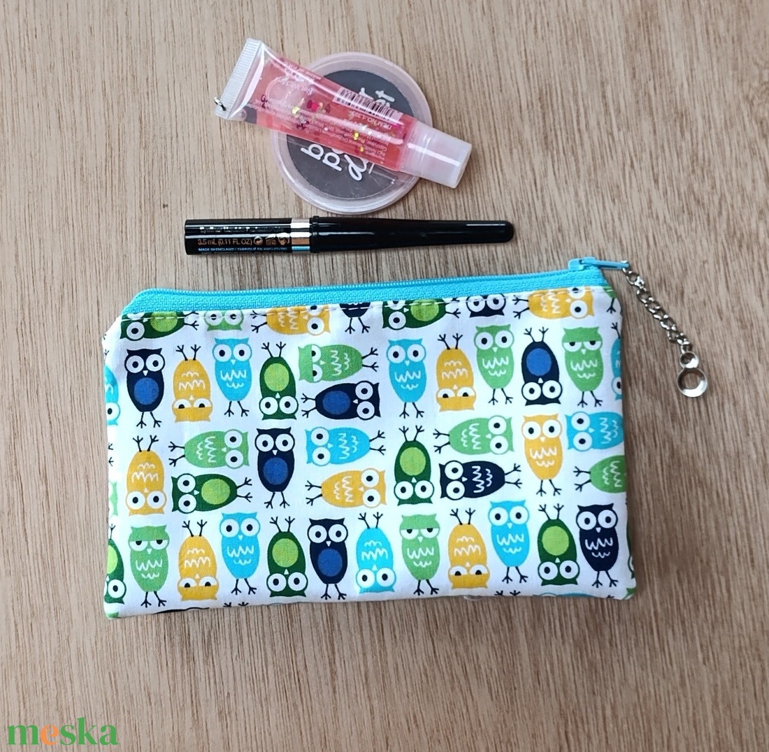 Kézzel készült pamut neszesszer � sokoldalú tolltartó, kártyatartó vagy pénztárca - táska & tok - pénztárca & más tok - pénztárca - női pénztárca - Meska.hu