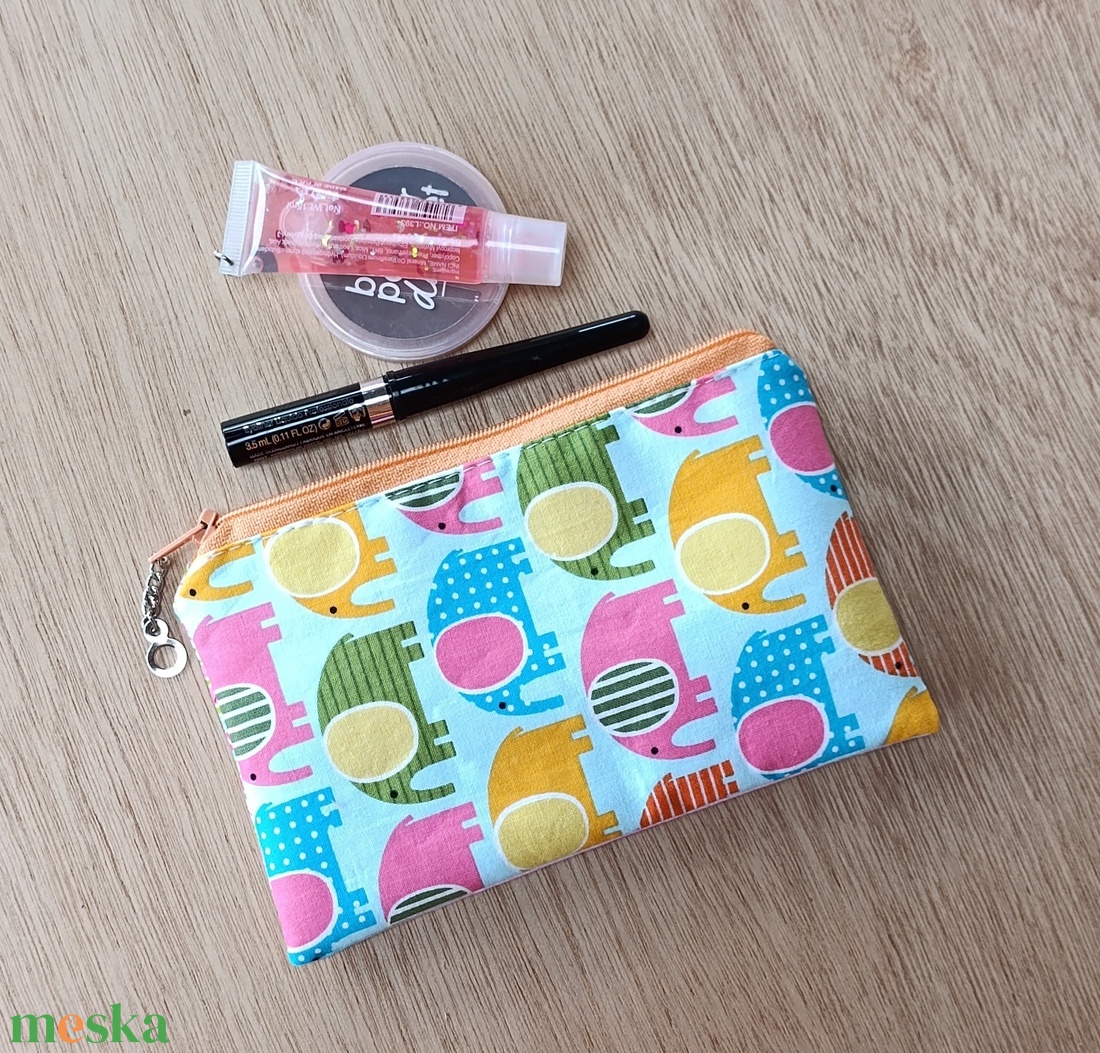 Kézzel készült pamut neszesszer � sokoldalú tolltartó, kártyatartó vagy pénztárca - táska & tok - pénztárca & más tok - zsebkendőtartó tok - Meska.hu