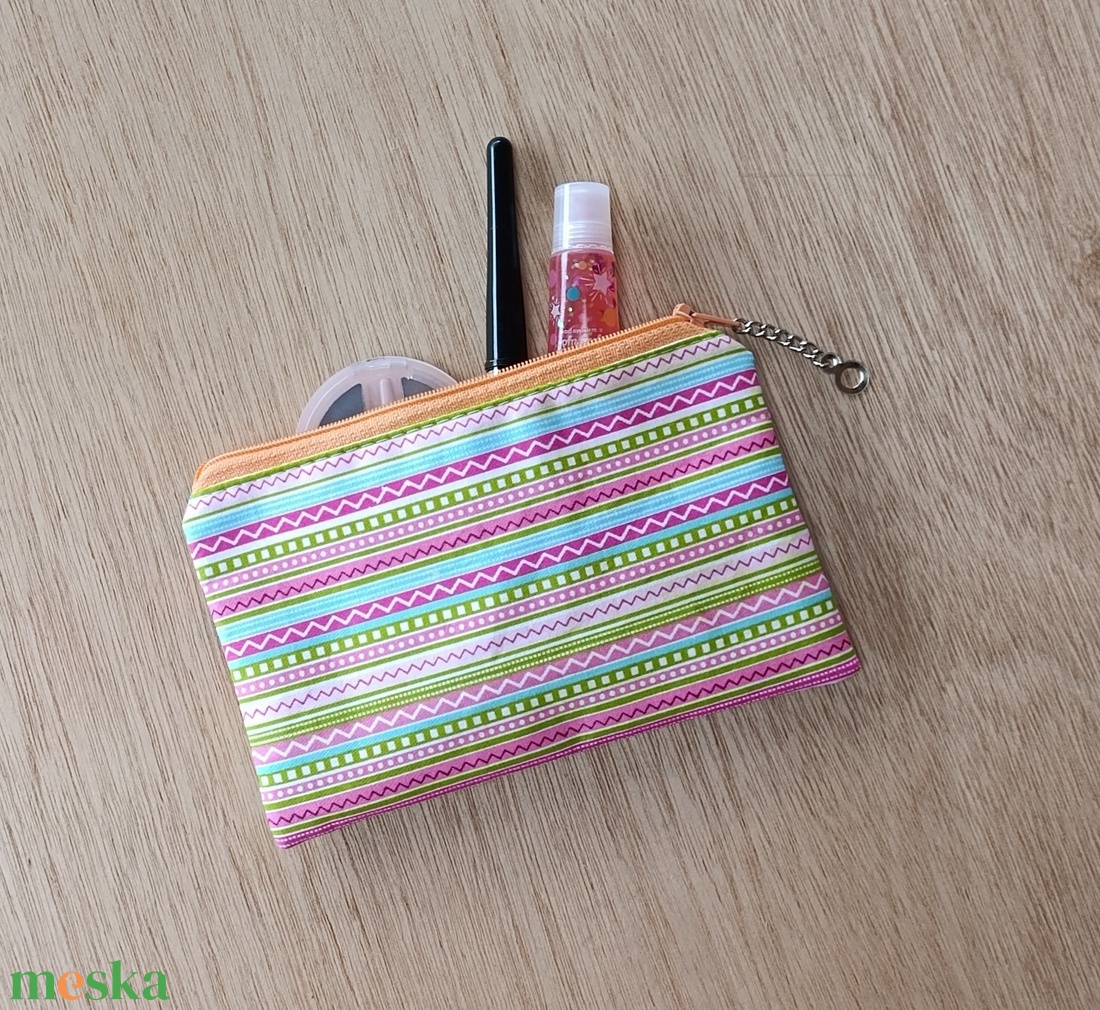 Kézzel készült pamut neszesszer � sokoldalú tolltartó, kártyatartó vagy pénztárca - táska & tok - pénztárca & más tok - zsebkendőtartó tok - Meska.hu