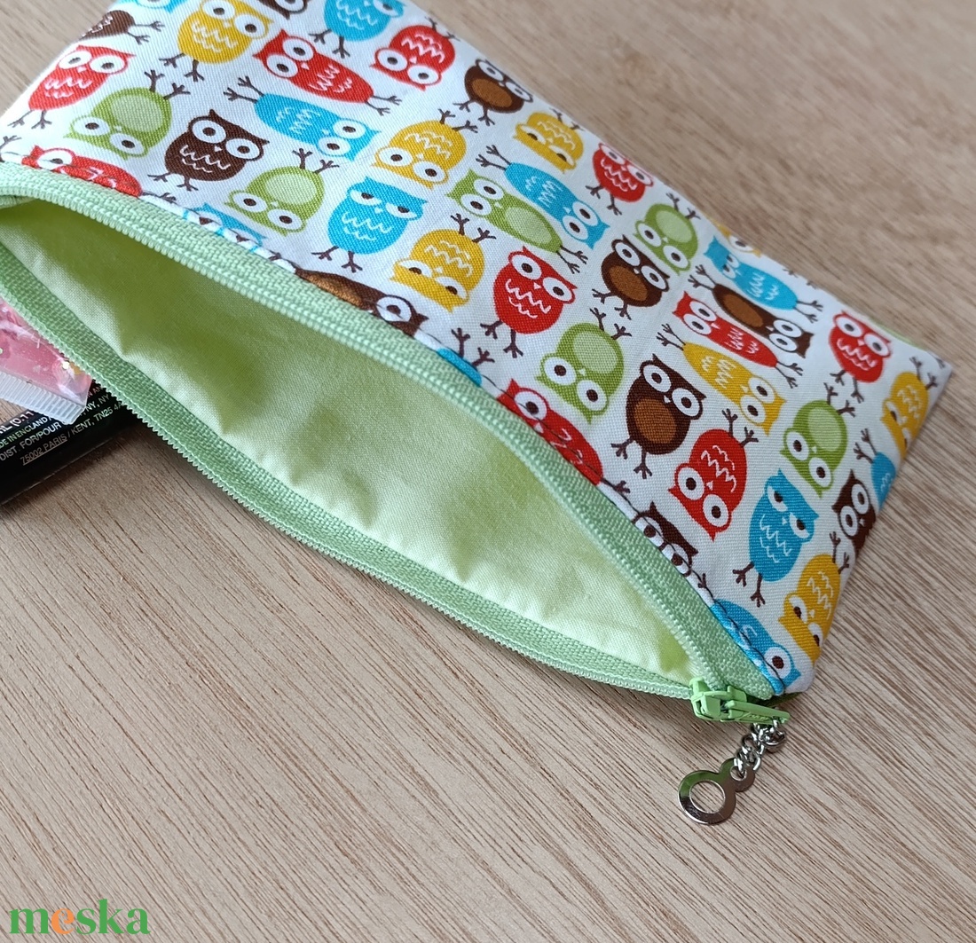 Kézzel készült pamut neszesszer � sokoldalú tolltartó, kártyatartó vagy szemüvegtok - táska & tok - pénztárca & más tok - szemüvegtok - Meska.hu