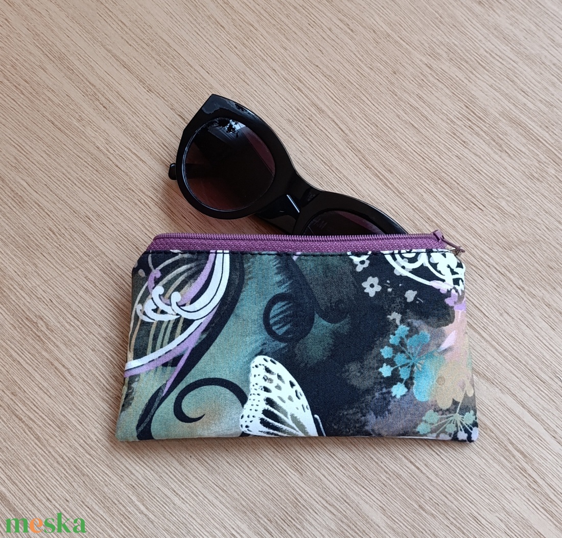 Kézzel készült pamut neszesszer � sokoldalú tolltartó, szemüvegtok vagy pénztárca - táska & tok - pénztárca & más tok - zsebkendőtartó tok - Meska.hu