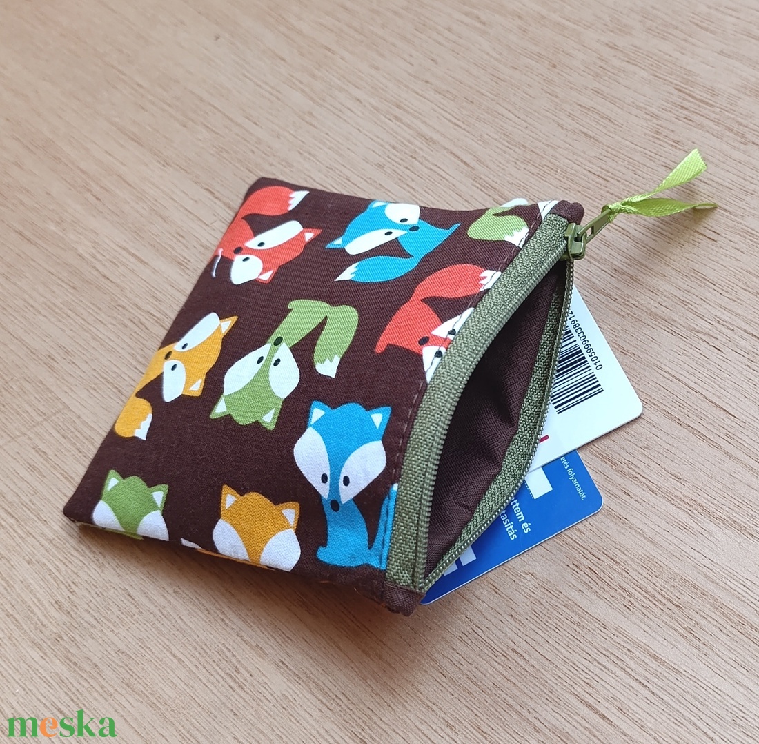 Kézzel készült pamut neszesszer � sokoldalú tok, kártyatartó, aprópénz tartó - táska & tok - pénztárca & más tok - fülhallgató tok  - Meska.hu