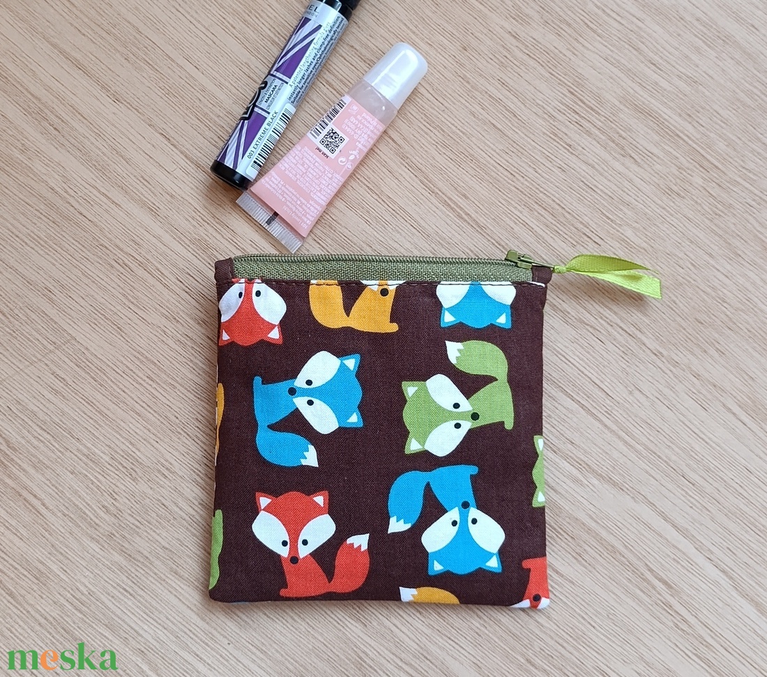 Kézzel készült pamut neszesszer � sokoldalú tok, kártyatartó, aprópénz tartó - táska & tok - pénztárca & más tok - fülhallgató tok  - Meska.hu