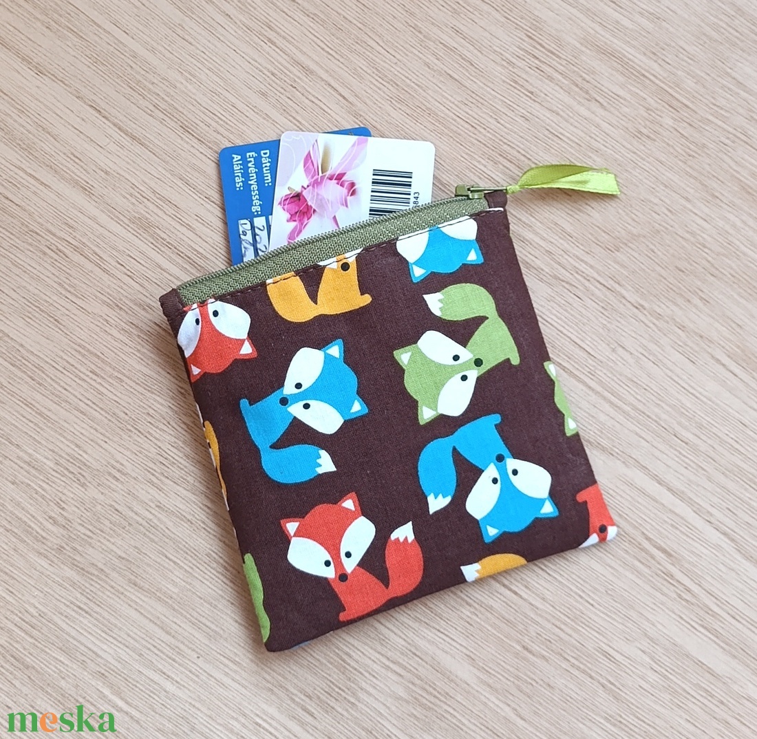 Kézzel készült pamut neszesszer � sokoldalú tok, kártyatartó, aprópénz tartó - táska & tok - pénztárca & más tok - fülhallgató tok  - Meska.hu