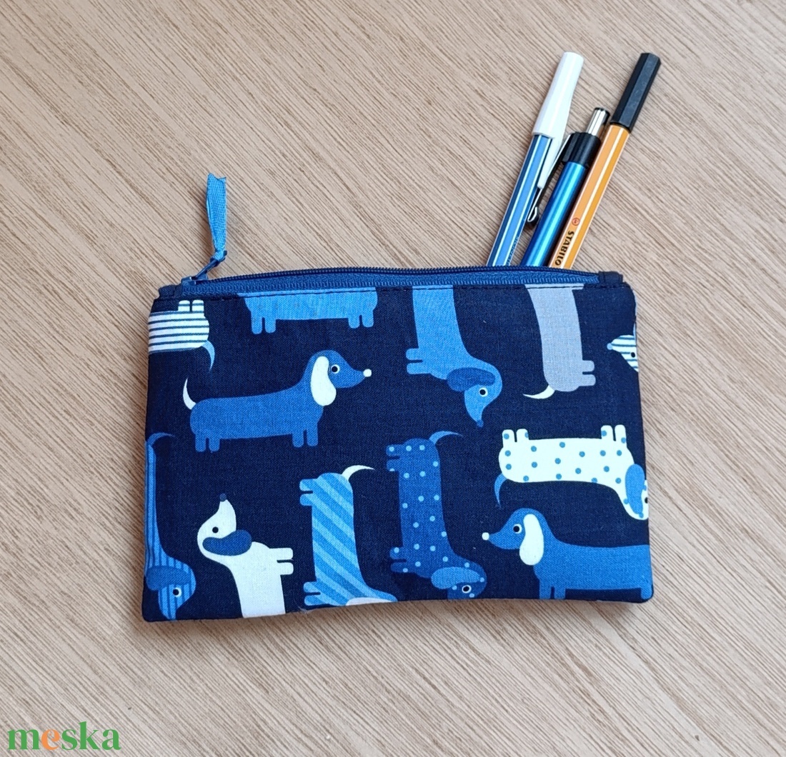 Kézzel készült pamut neszesszer � sokoldalú tolltartó, szemüvegtok vagy mobiltok - táska & tok - pénztárca & más tok - fülhallgató tok  - Meska.hu