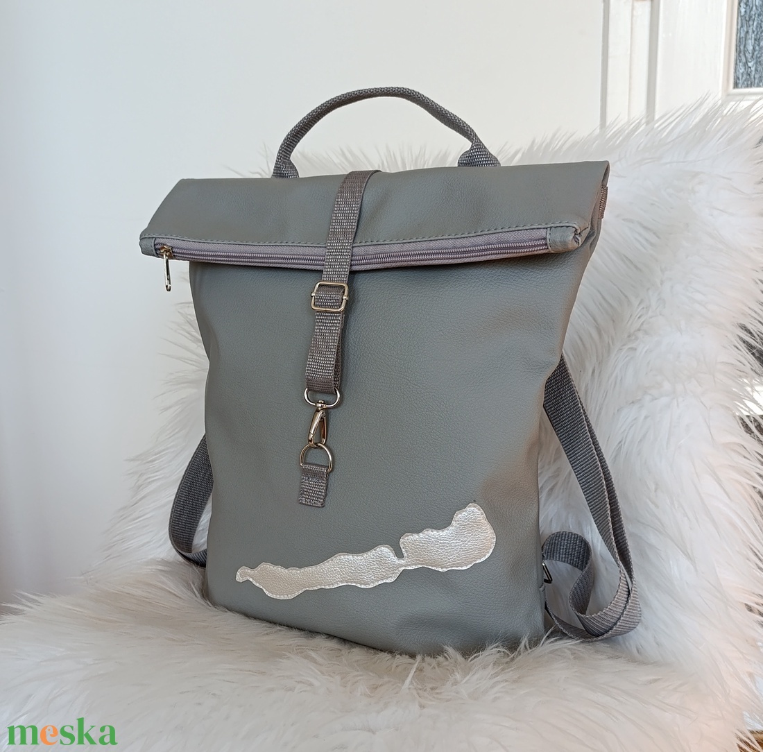 Balaton rolltop hátizsák  - táska & tok - hátizsák - roll top hátizsák - Meska.hu