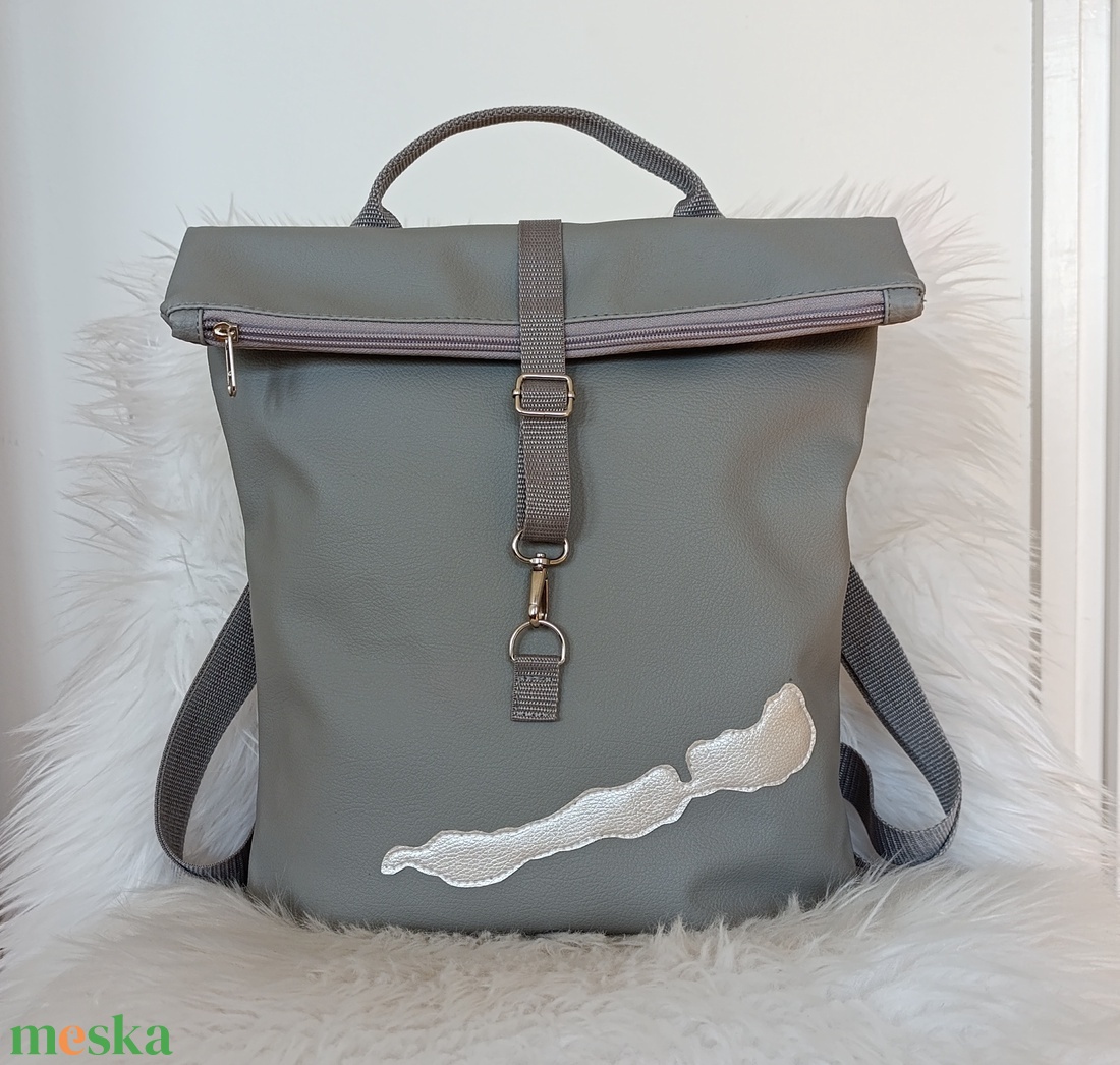Balaton rolltop hátizsák  - táska & tok - hátizsák - roll top hátizsák - Meska.hu