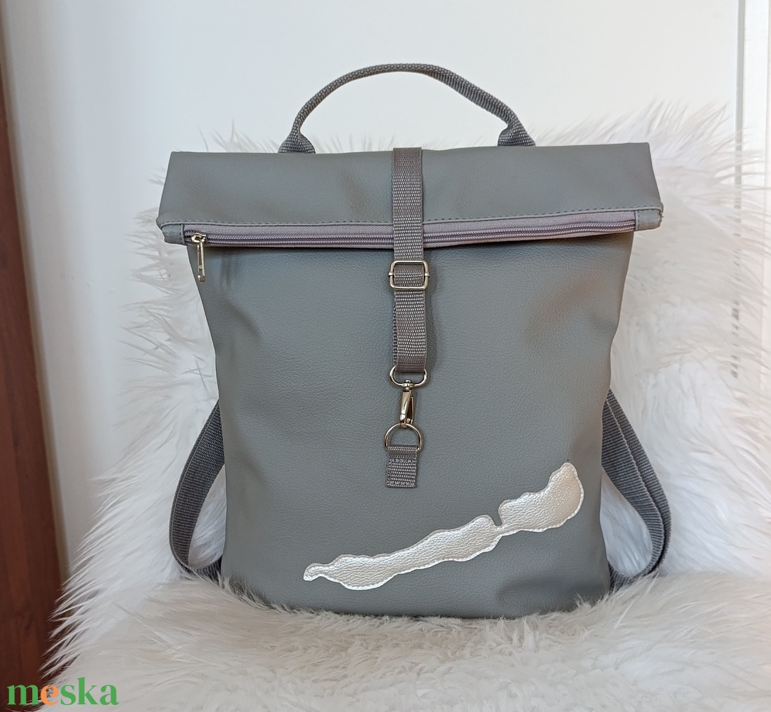 Balaton rolltop hátizsák  - táska & tok - hátizsák - roll top hátizsák - Meska.hu