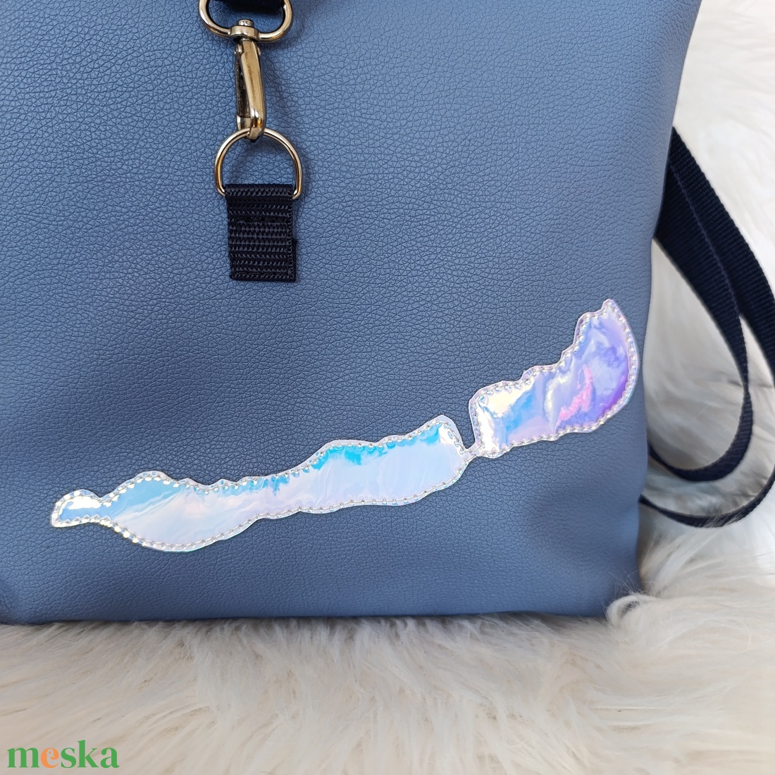 Balaton rolltop hátizsák  - táska & tok - hátizsák - roll top hátizsák - Meska.hu