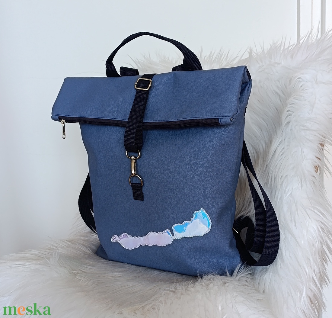 Balaton rolltop hátizsák  - táska & tok - hátizsák - roll top hátizsák - Meska.hu