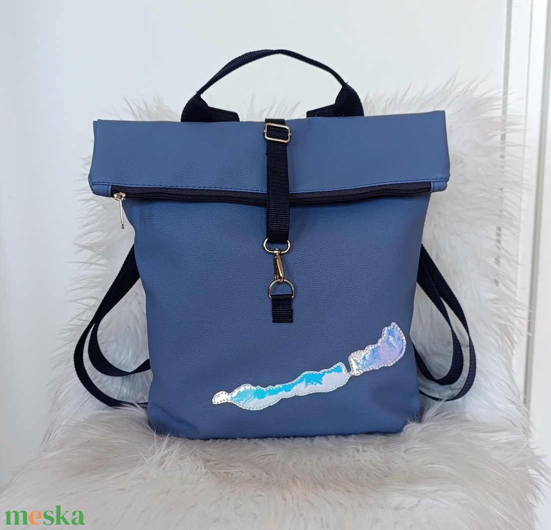 Balaton rolltop hátizsák  - táska & tok - hátizsák - roll top hátizsák - Meska.hu