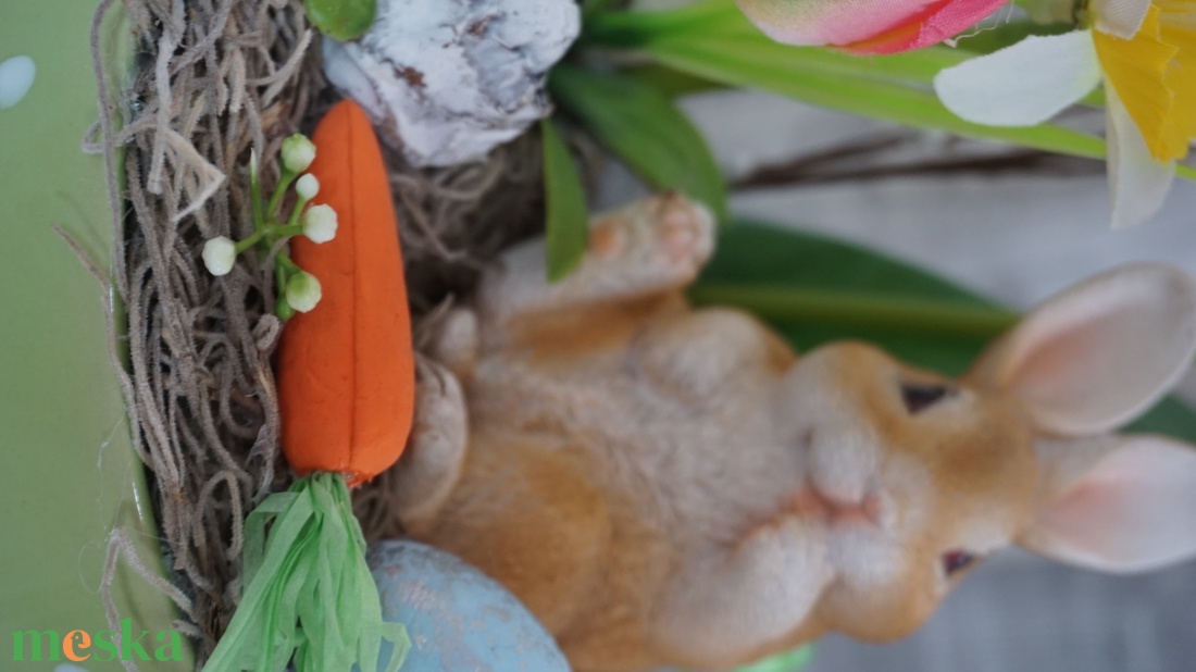 Nyuszi asztaldísz, 3 tulipános - otthon & életmód - dekoráció - asztal és polc dekoráció - asztaldísz - Meska.hu Nyuszi asztaldísz, 3 tulipános - otthon & életmód - dekoráció - asztal és polc dekoráció - asztaldísz - Meska.hu