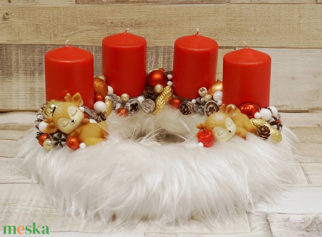 SZARVASOS ADVENTI KOSZORÚ KÉT FIGURÁVAL - karácsony - adventi díszek - adventi koszorú - Meska.hu SZARVASOS ADVENTI KOSZORÚ KÉT FIGURÁVAL - karácsony - adventi díszek - adventi koszorú - Meska.hu