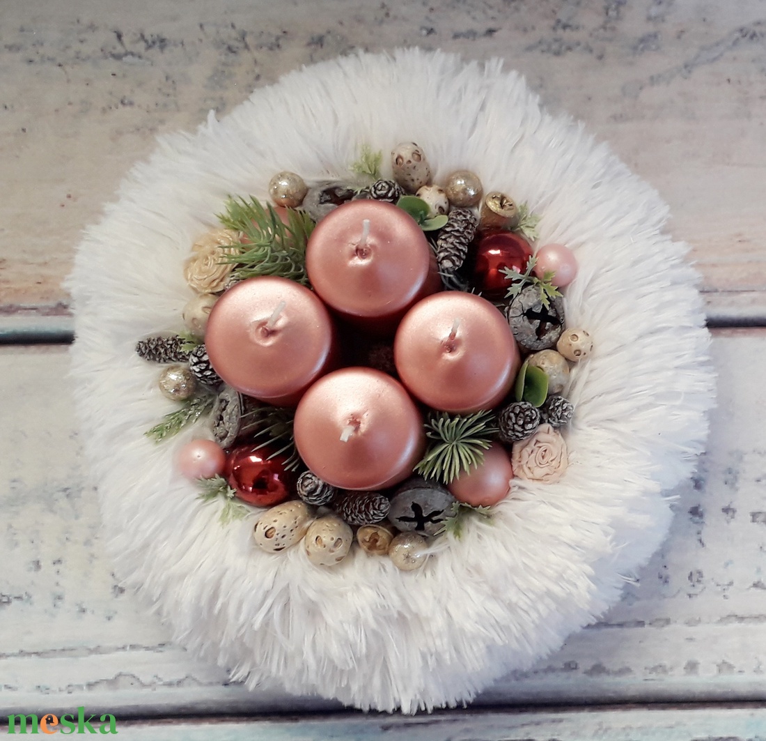 Rózsaszín nosztalgia adventi koszorú - karácsony - adventi díszek - adventi asztaldísz - Meska.hu Rózsaszín nosztalgia adventi koszorú - karácsony - adventi díszek - adventi asztaldísz - Meska.hu