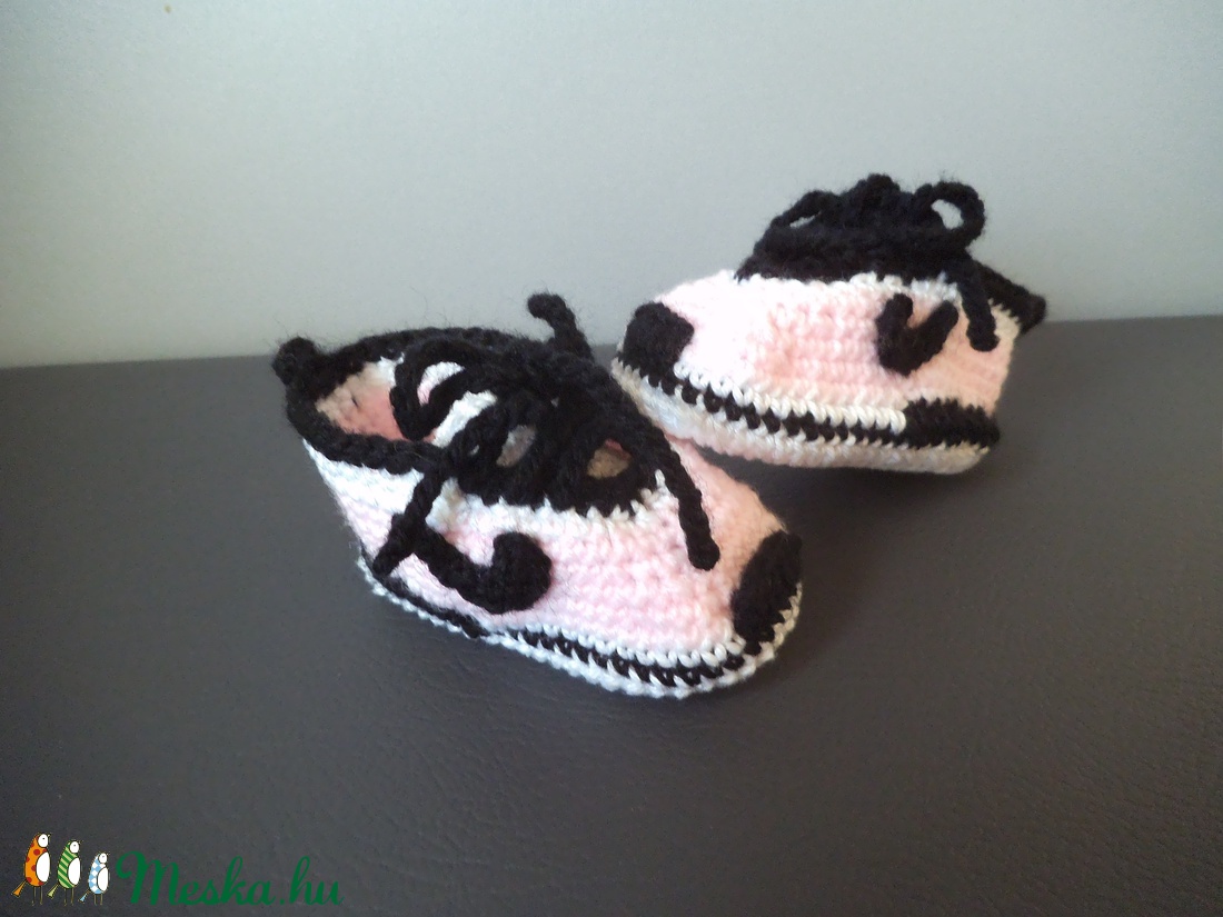 Horgolt baba cipő talphossz: 9 cm - - Meska.hu Horgolt baba cipő talphossz: 9 cm - - Meska.hu