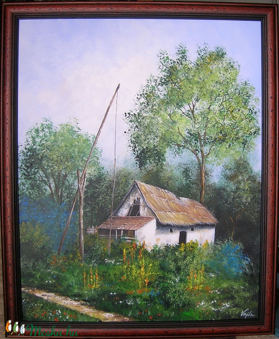 Elhagyott tanya - festmény -  - Meska.hu