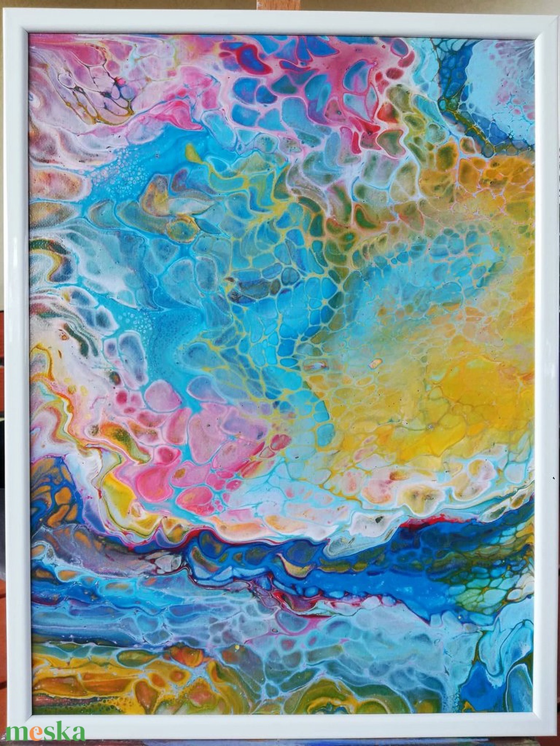 Fluid akril festmény - művészet - festmény - akril - Meska.hu Fluid akril festmény - művészet - festmény - akril - Meska.hu