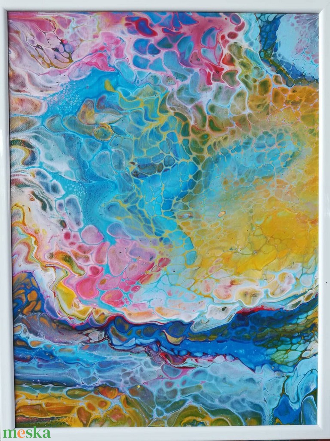 Fluid akril festmény - művészet - festmény - akril - Meska.hu Fluid akril festmény - művészet - festmény - akril - Meska.hu