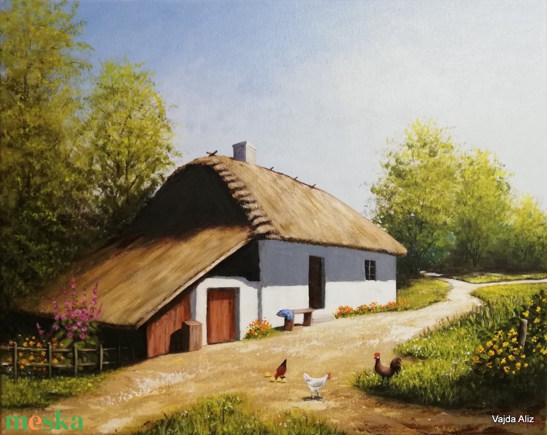 Családi gyökerek - festmény - művészet - festmény - akril - Meska.hu