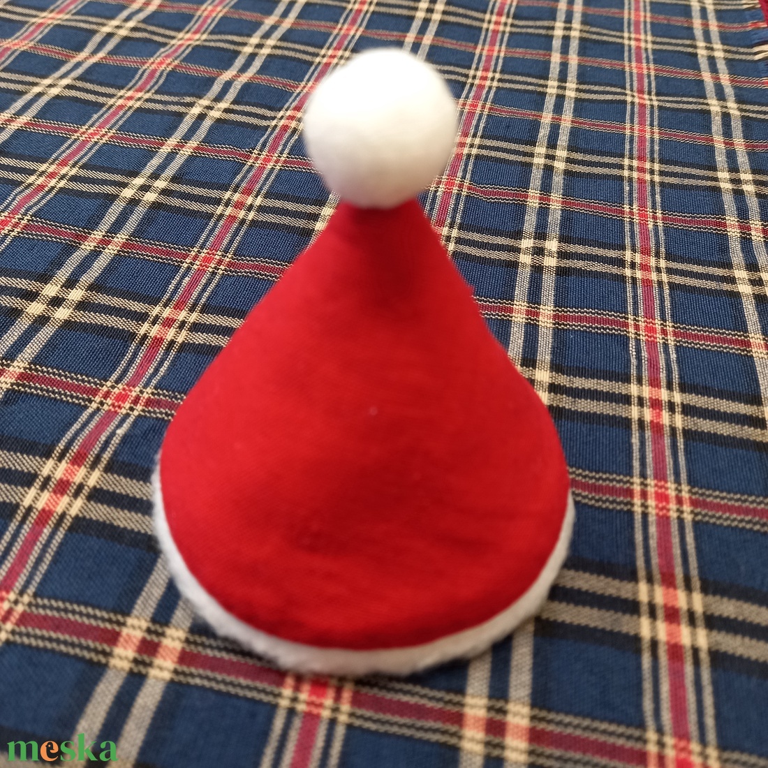 Edényfül fogó - Mikulás sapka, 7cm - otthon & életmód - konyhafelszerelés, tálalás - konyhai textil - edényfogó & edényfedő - Meska.hu