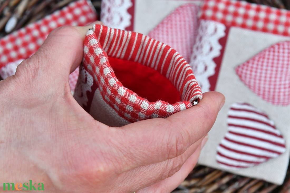 Pikk-pakk záras pénztárca, 8,5x12cm - táska & tok - pénztárca & más tok - aprópénztartó - Meska.hu