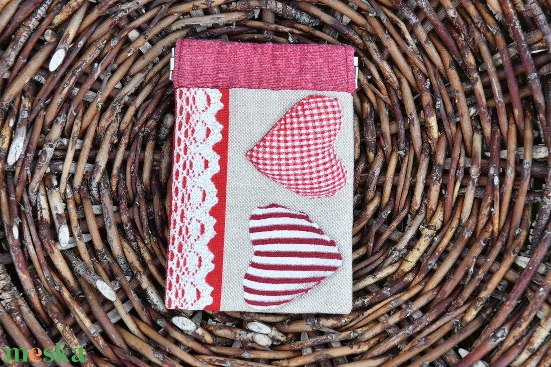 Pikk-pakk záras pénztárca, 8,5x12cm - táska & tok - pénztárca & más tok - aprópénztartó - Meska.hu