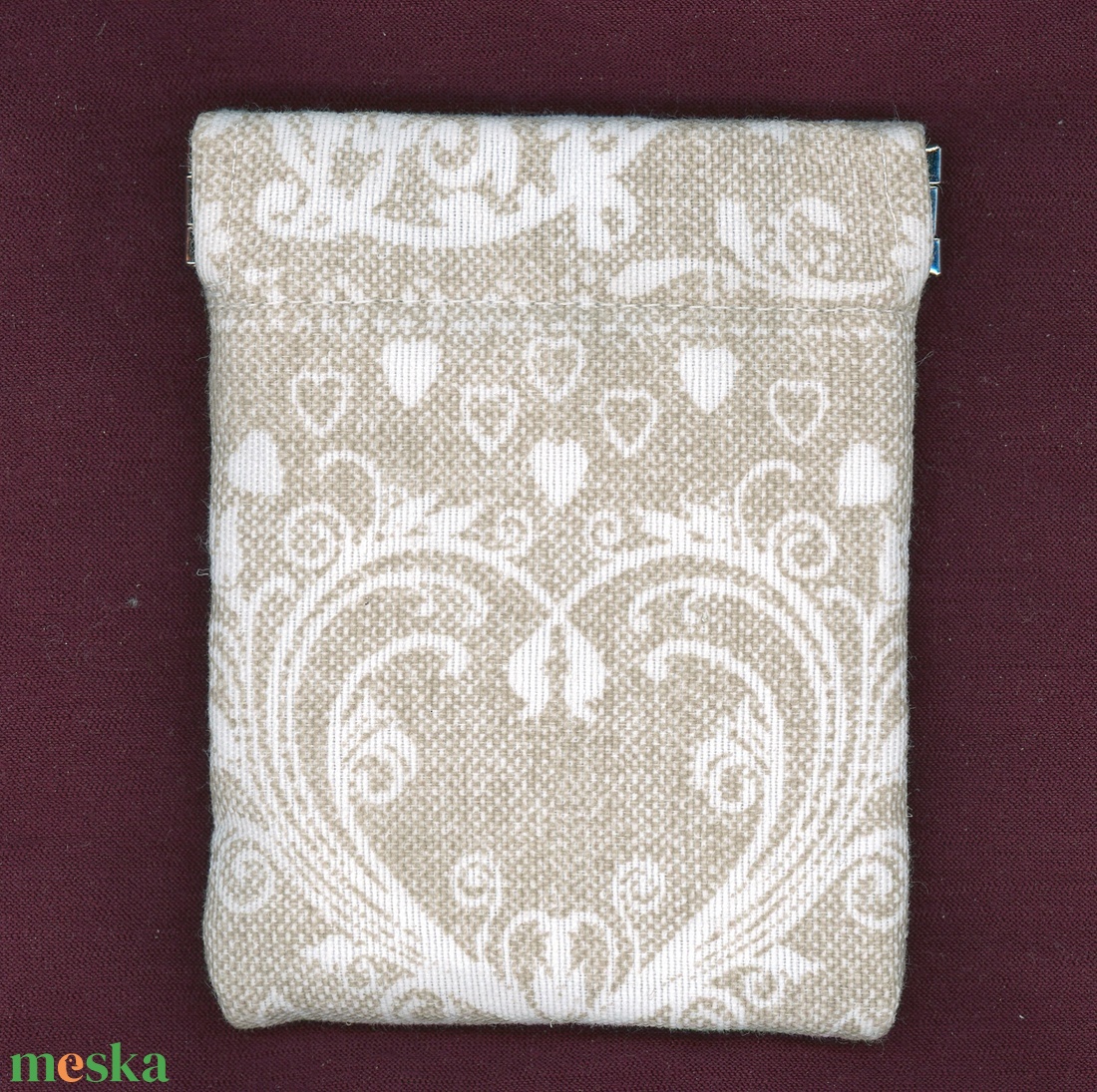 Pikk-pakk záras pénztárca, 8,5x10cm - táska & tok - pénztárca & más tok - aprópénztartó - Meska.hu