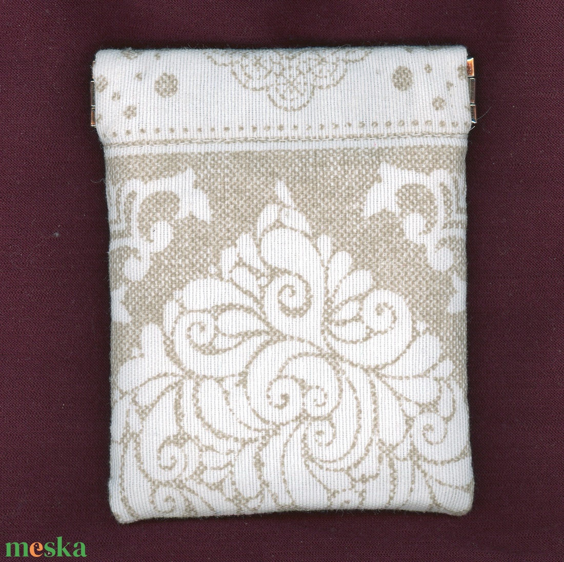 Pikk-pakk záras pénztárca, 8,5x10cm - táska & tok - pénztárca & más tok - aprópénztartó - Meska.hu