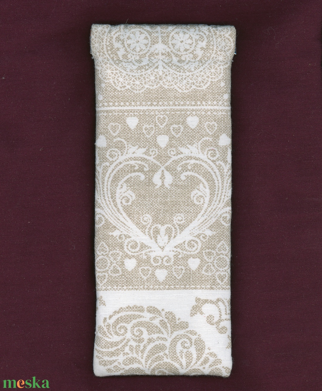 Pikk-pakk záras szemüvegtok, 8,5x19,5cm - táska & tok - pénztárca & más tok - szemüvegtok - Meska.hu