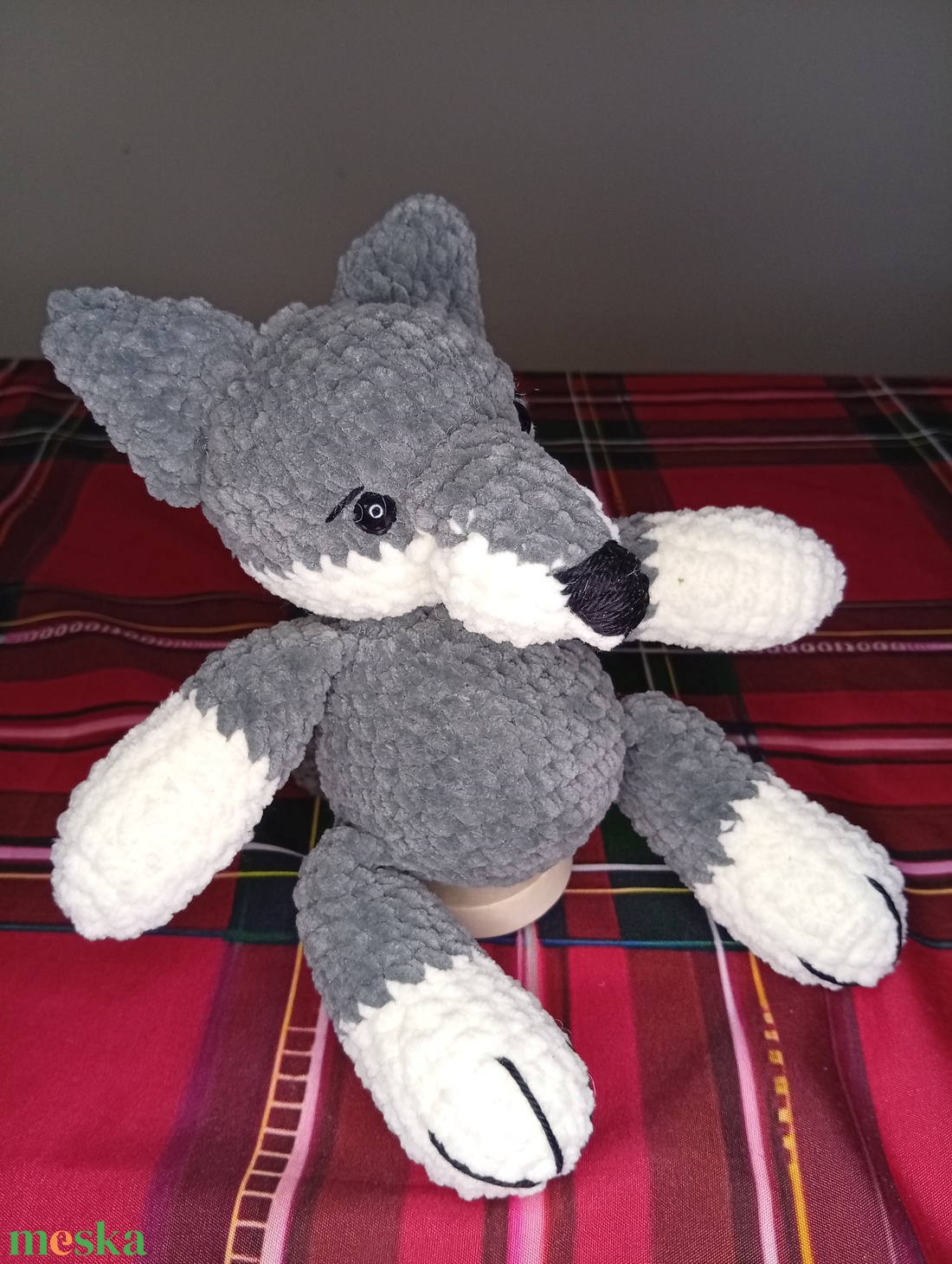 Farkas puha - játék & sport - plüssállat & játékfigura - más figura - Meska.hu