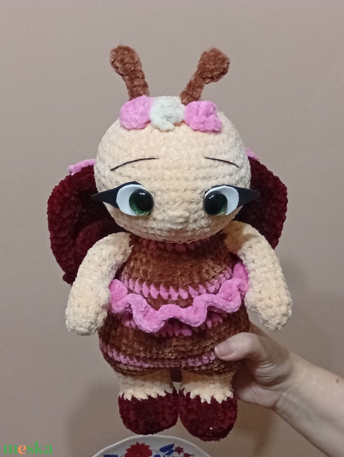 Lepke lány - játék & sport - plüssállat & játékfigura - pillangó - Meska.hu