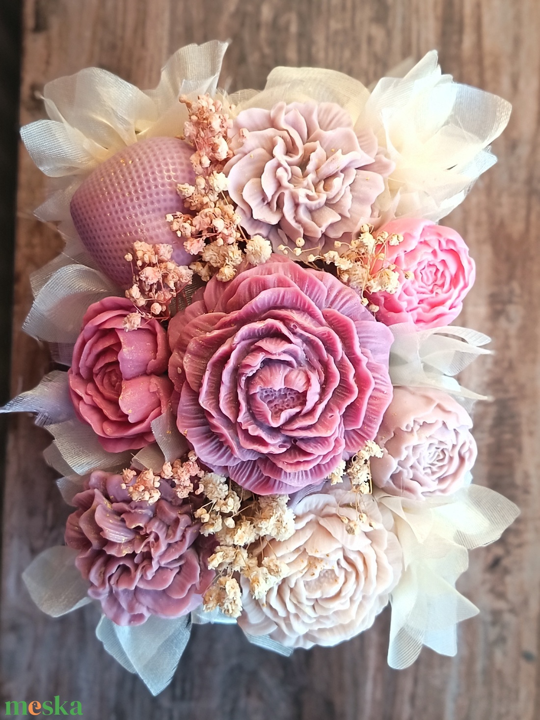 Örök virágbox - otthon & életmód - virágdekoráció - virágok - virágbox - Meska.hu