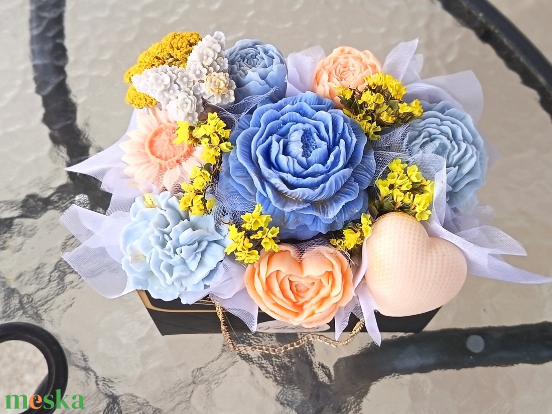 Örök virágbox - otthon & életmód - virágdekoráció - virágok - virágbox - Meska.hu