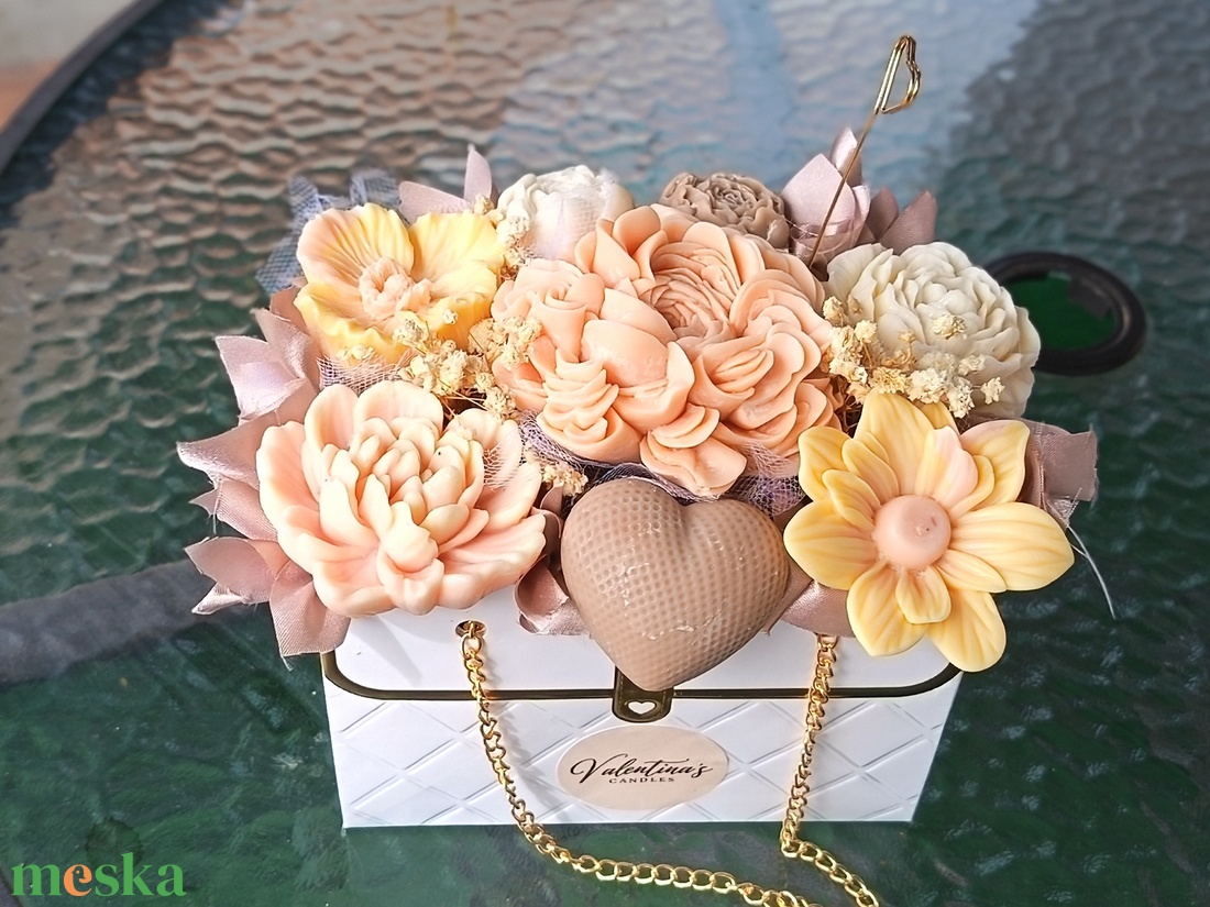 Anyák napi virágbox - otthon & életmód - virágdekoráció - virágok - virágbox - Meska.hu