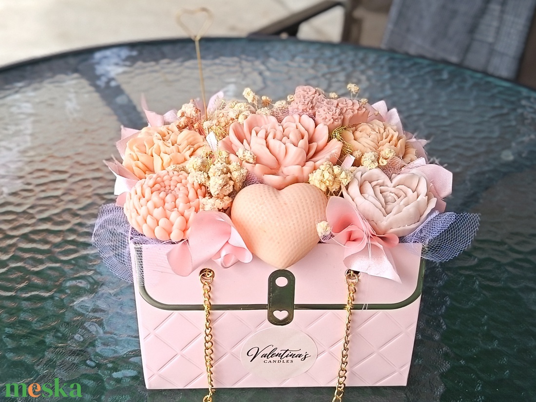 Anyák napi virágbox - otthon & életmód - virágdekoráció - virágok - virágbox - Meska.hu